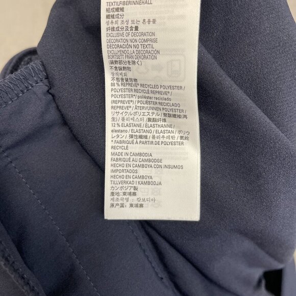 NEW Kirkland Signature Women's L  Ankle Pants Navy Blue Polyester - Picture 7 of 10